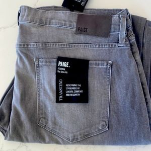 Grey Paige slim fit jeans